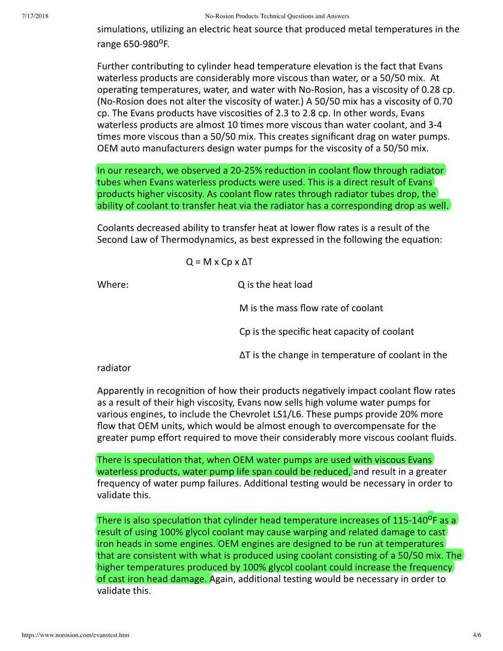 No-Rosion Products Technical Questions and Answers Page 004.webp