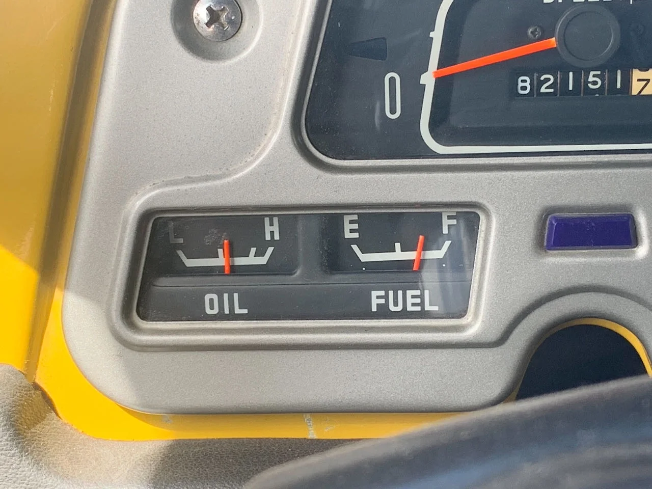 oil pressure gage new sender idle with ac on.webp