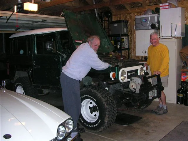 OMC Inspects Kevin's FJ40--OMA Supervises.webp