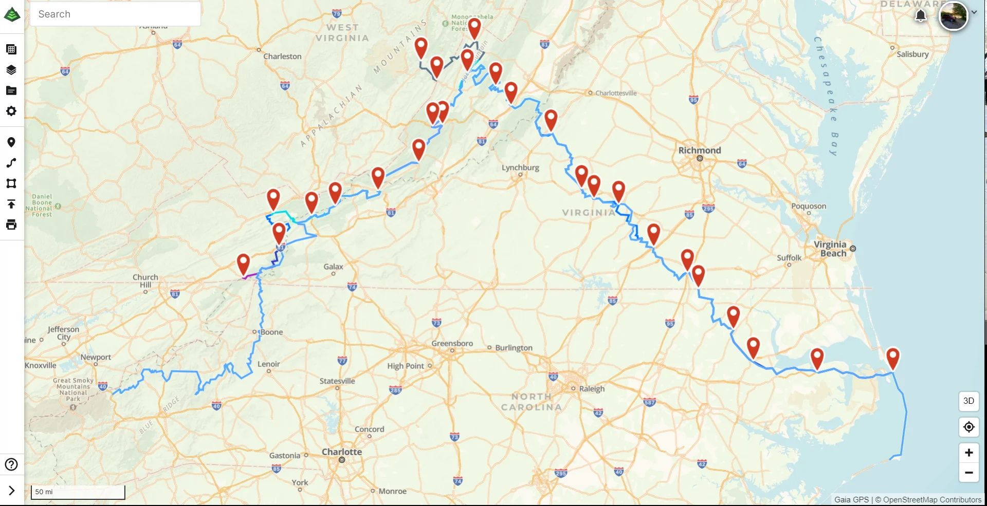 Our Route Over 6 Days.webp