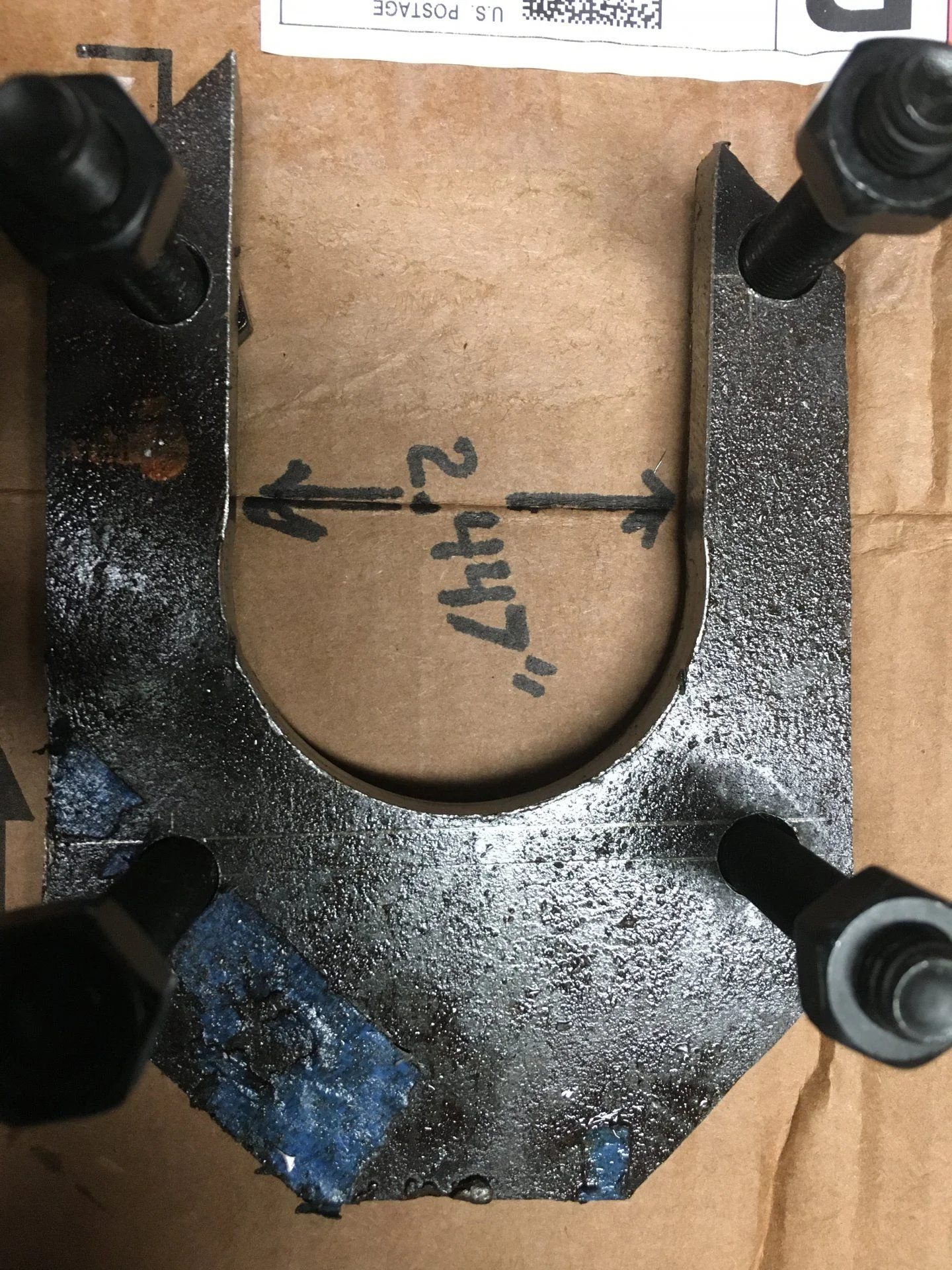 Outboard inner bearing race crows foot.webp