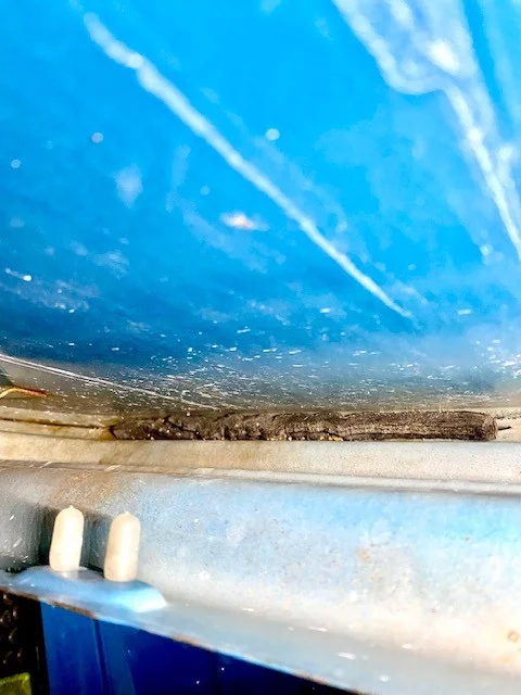 passanger door with lower felt pushed out.webp