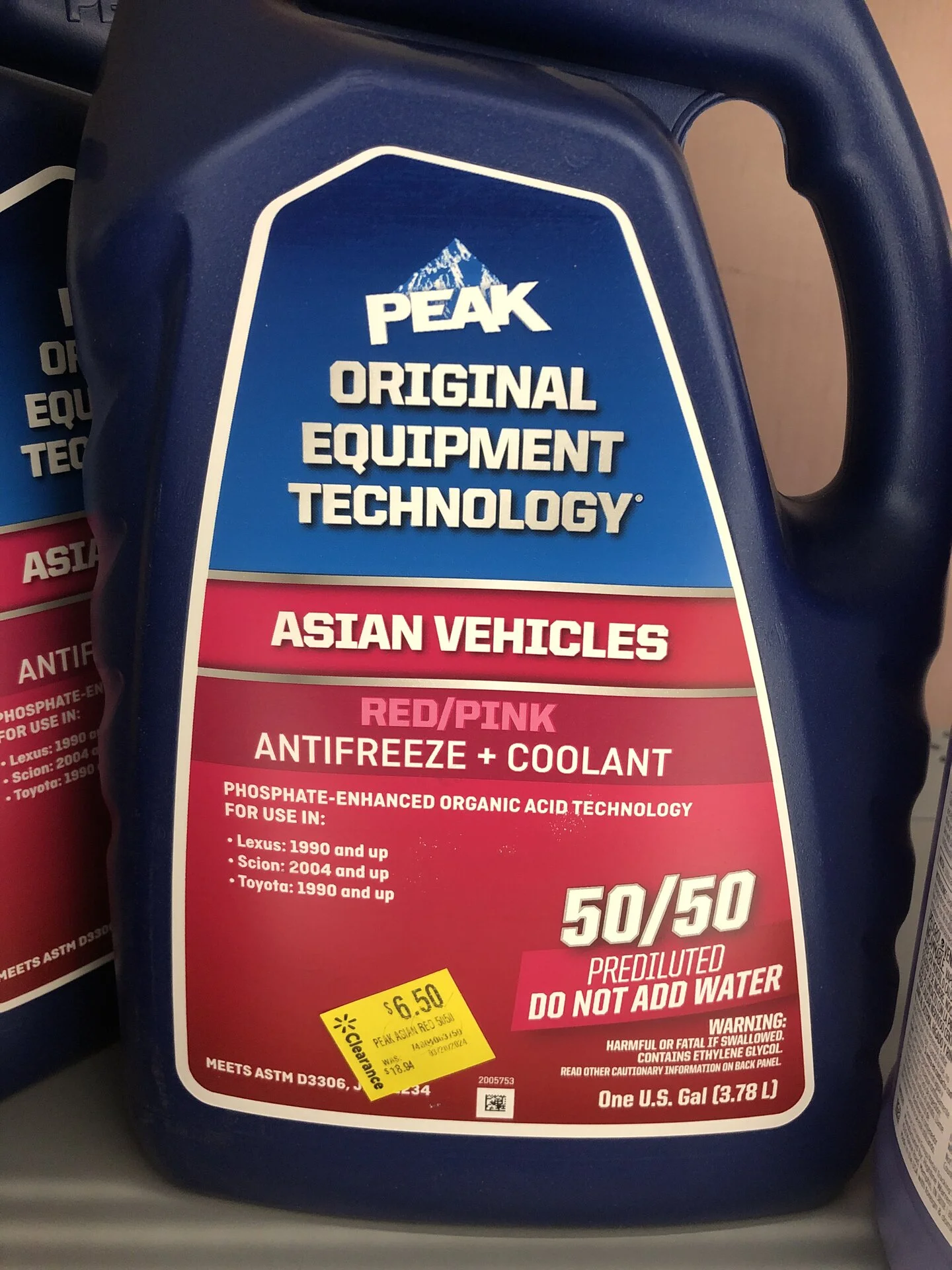 Peak Toyota Red Antifreeze Coolant.webp