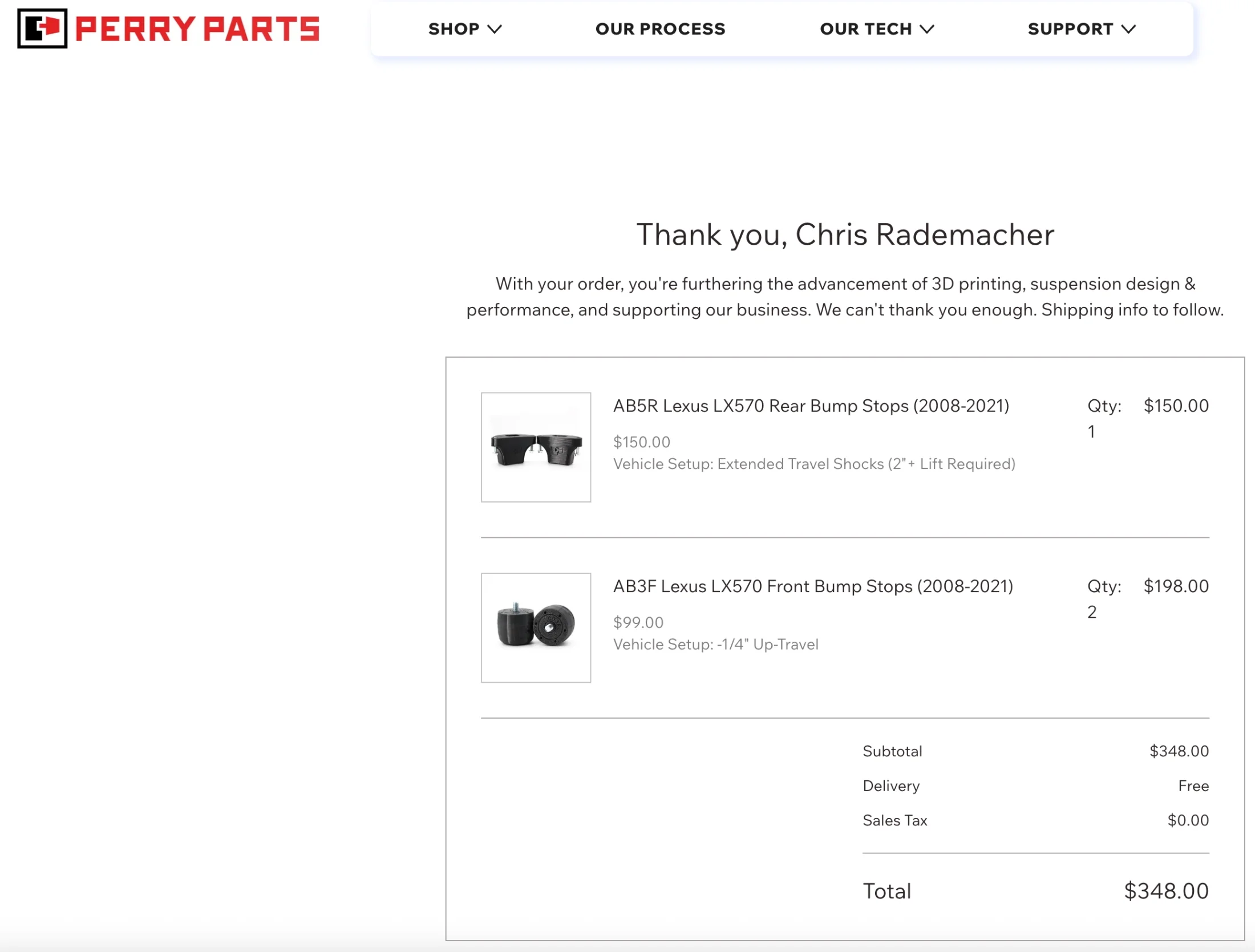 Perry Parts Bump Stops.webp