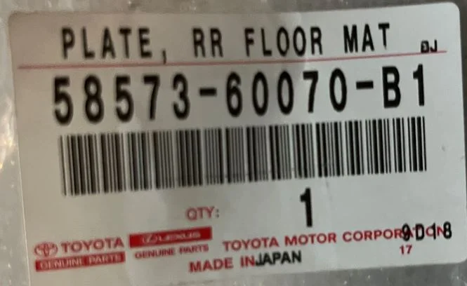 n FJ75 rear carpet / mat skuff plate info. | IH8MUD.com Forum