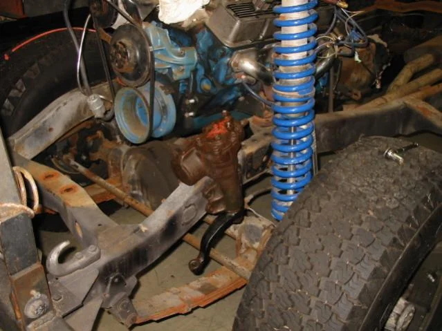 Power Steering Box in place.webp