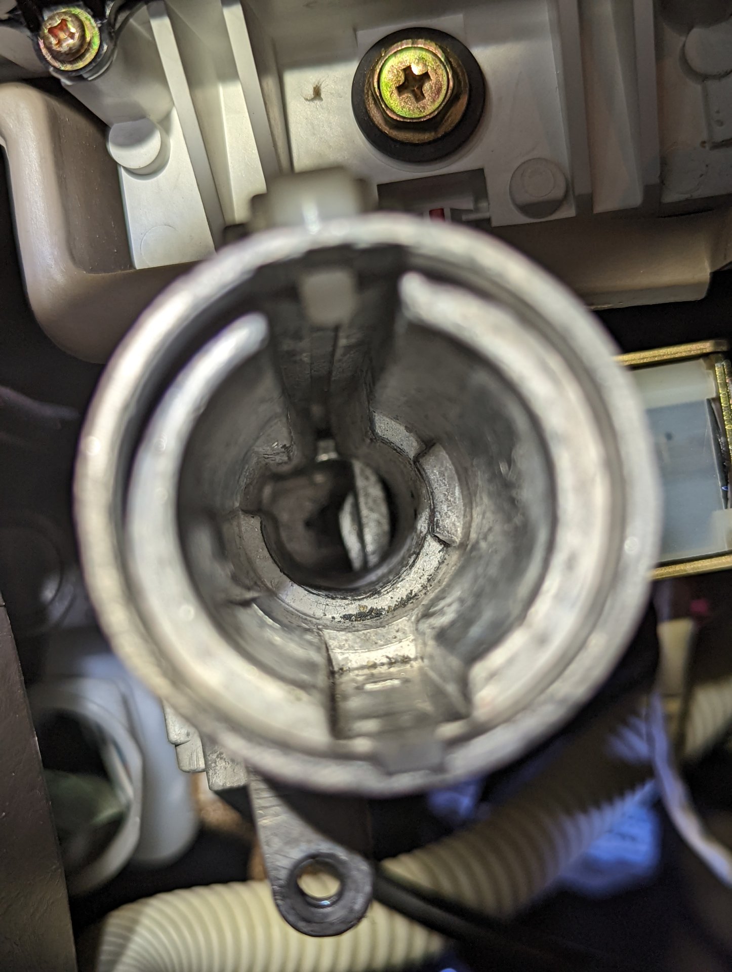 Broken Ignition camshaft repair steering wheel lock gate stuck