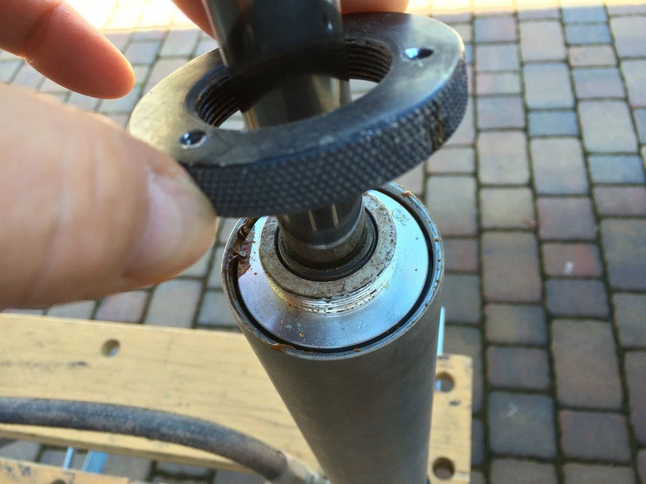 Radflo OVH7, removing threaded end cap.webp