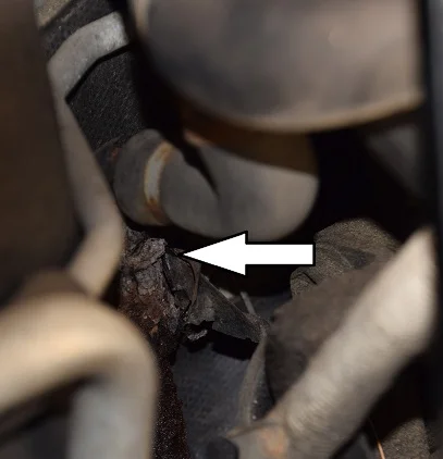 Rear Heater Hose Leak.webp