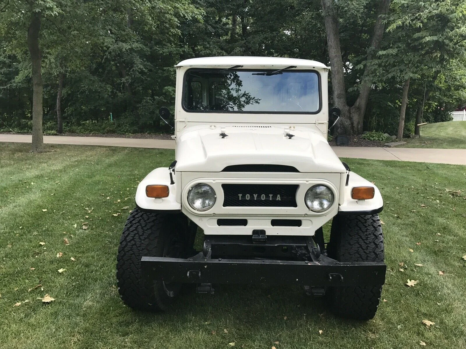 1973 Toyota Land Cruiser FJ40 FJ40 - White  Peoria, Illinois Pretty Clean
