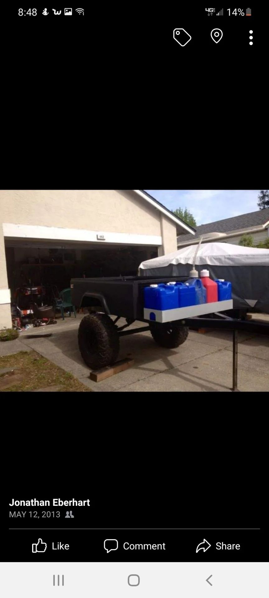 Fj40 trailer