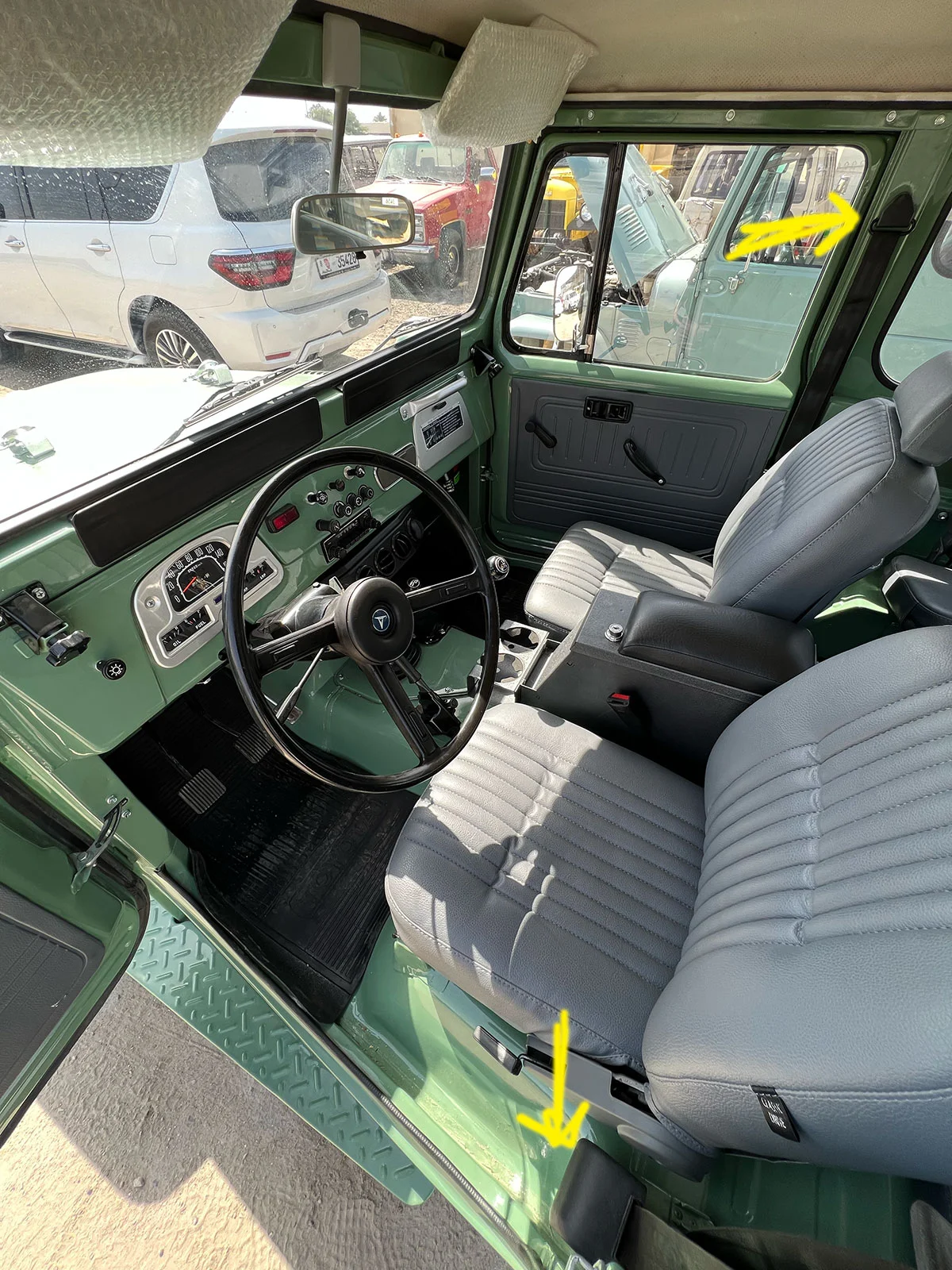 Fj40 top seat belts