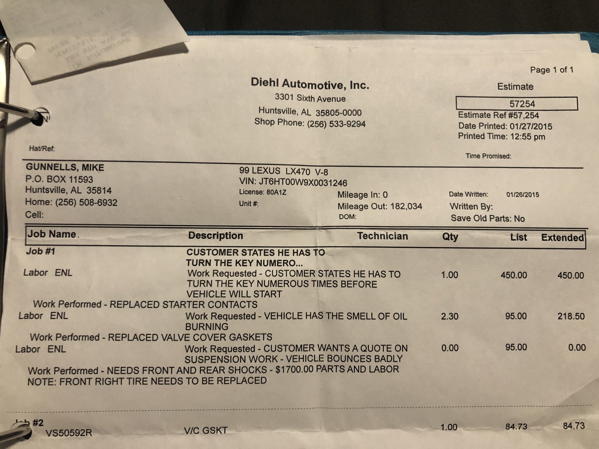 Service Record Shocks and Springs.JPG
