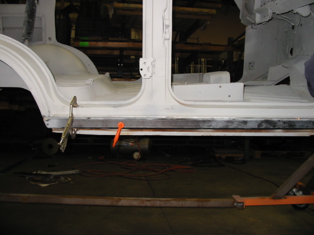 slider clamped in position 2 pass side 2009.JPG