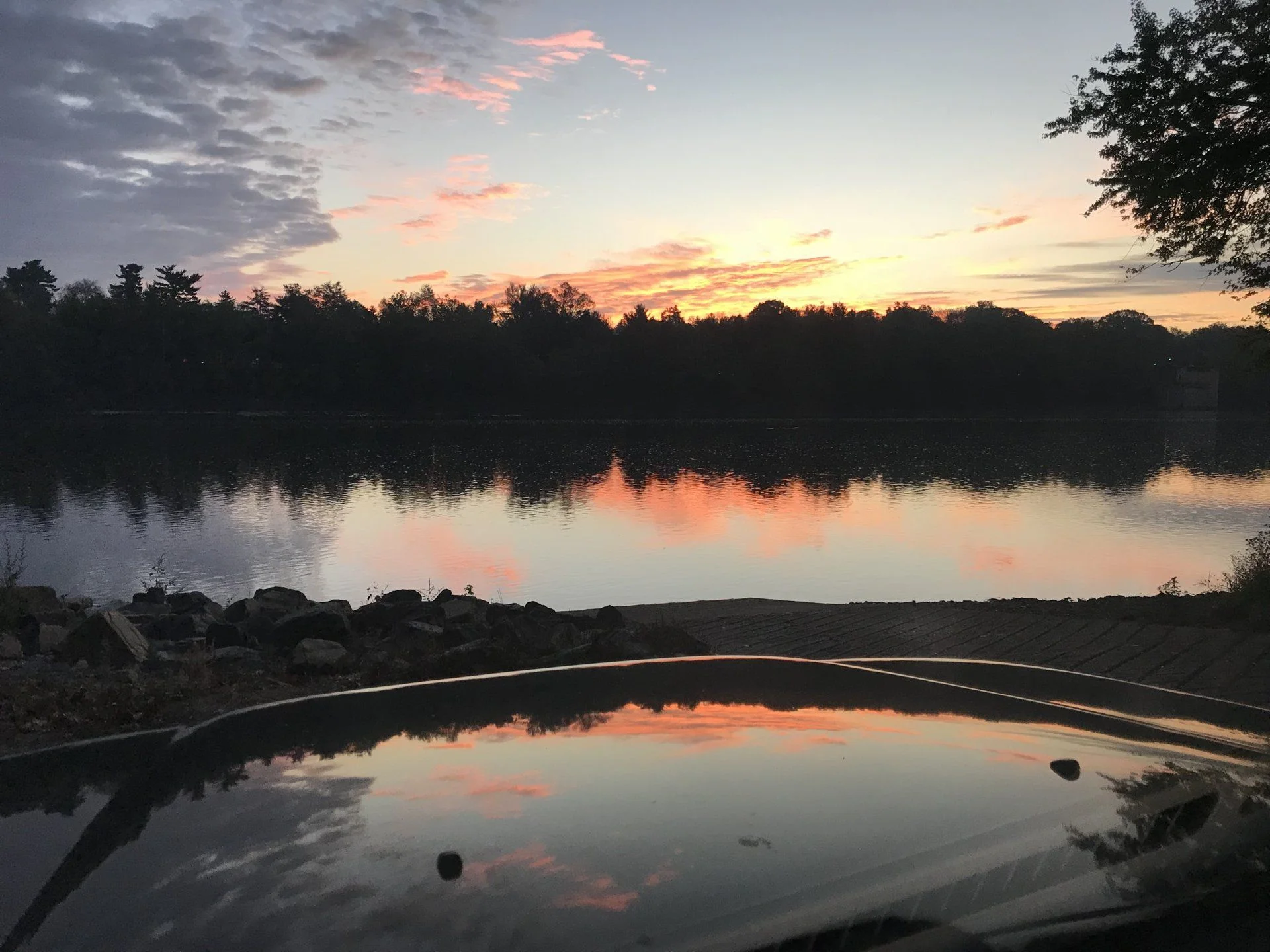 Sunrise on the Delaware River this AM.webp