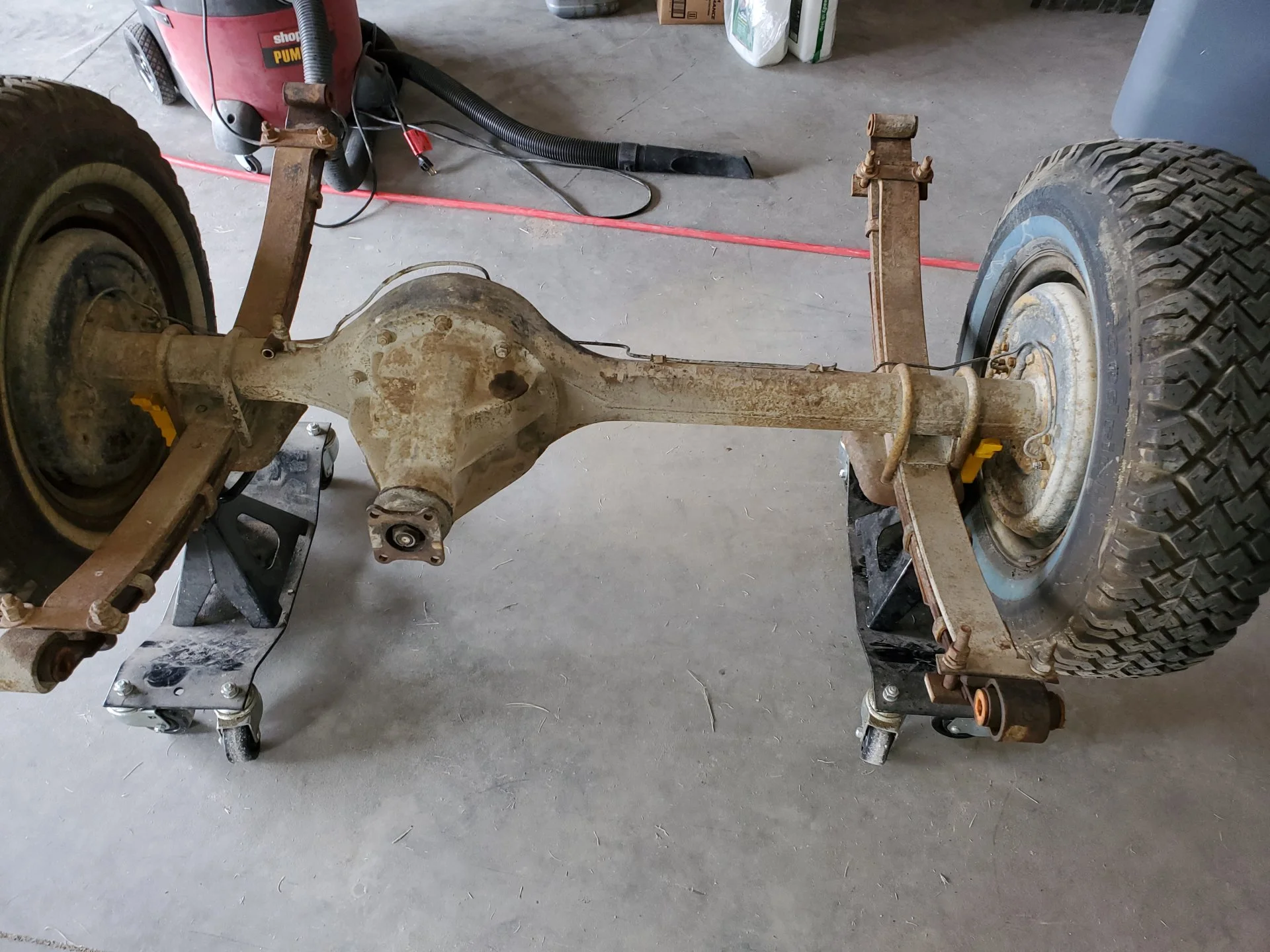 SUPPORTING ON SKATES AND JACK STANDS FOR MOBILITY.webp