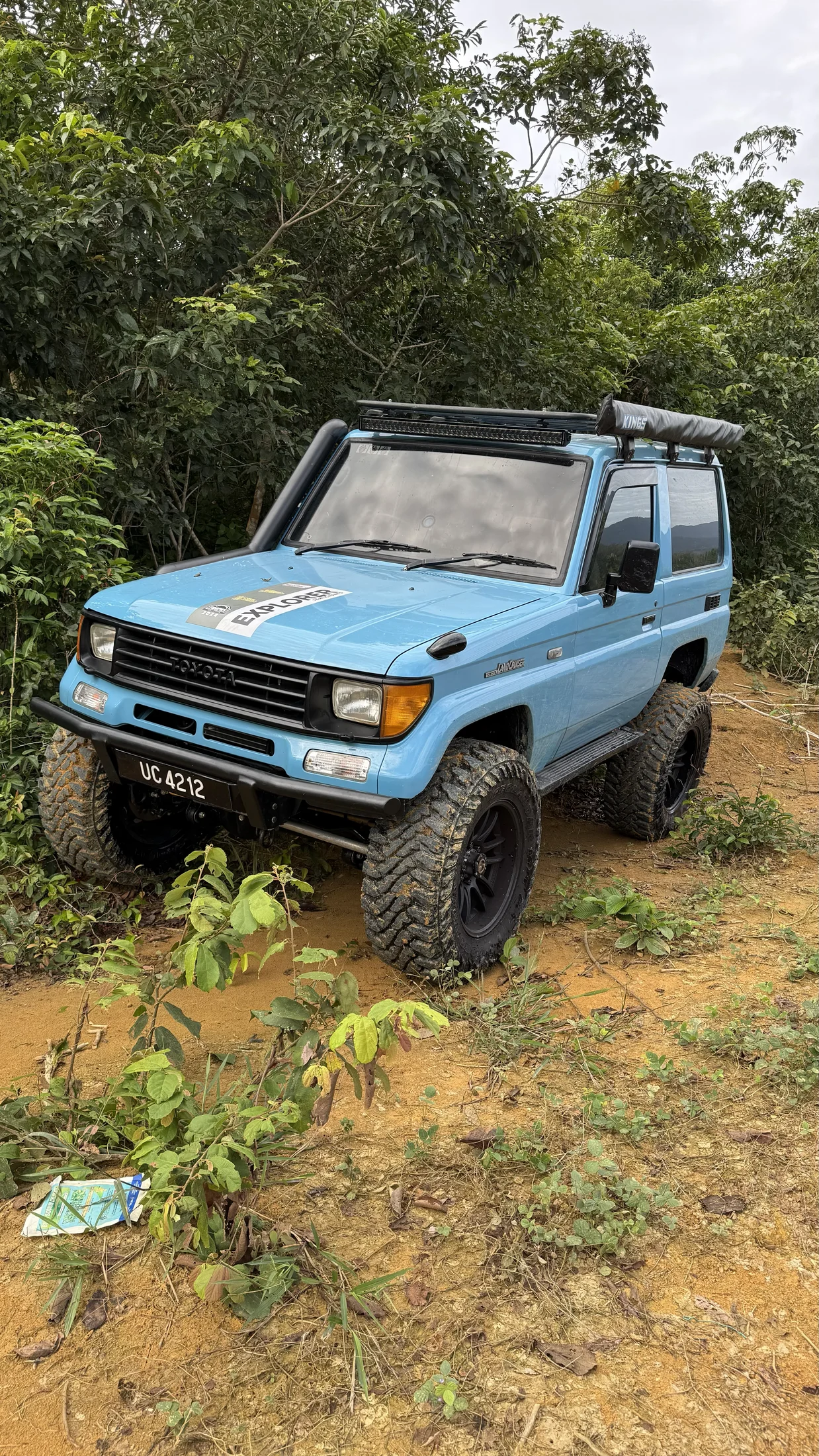 Malaysia - Toyota LJ70 converted to KZJ71