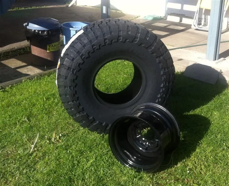 Teaser Pic .37x14.5x15 on widened OEM wheels | IH8MUD.com Forum ...