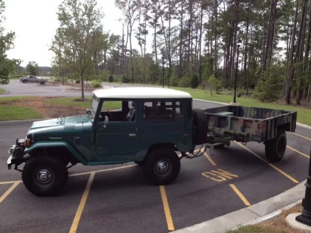 FJ40 with new demilitarized trailer | IH8MUD Forum