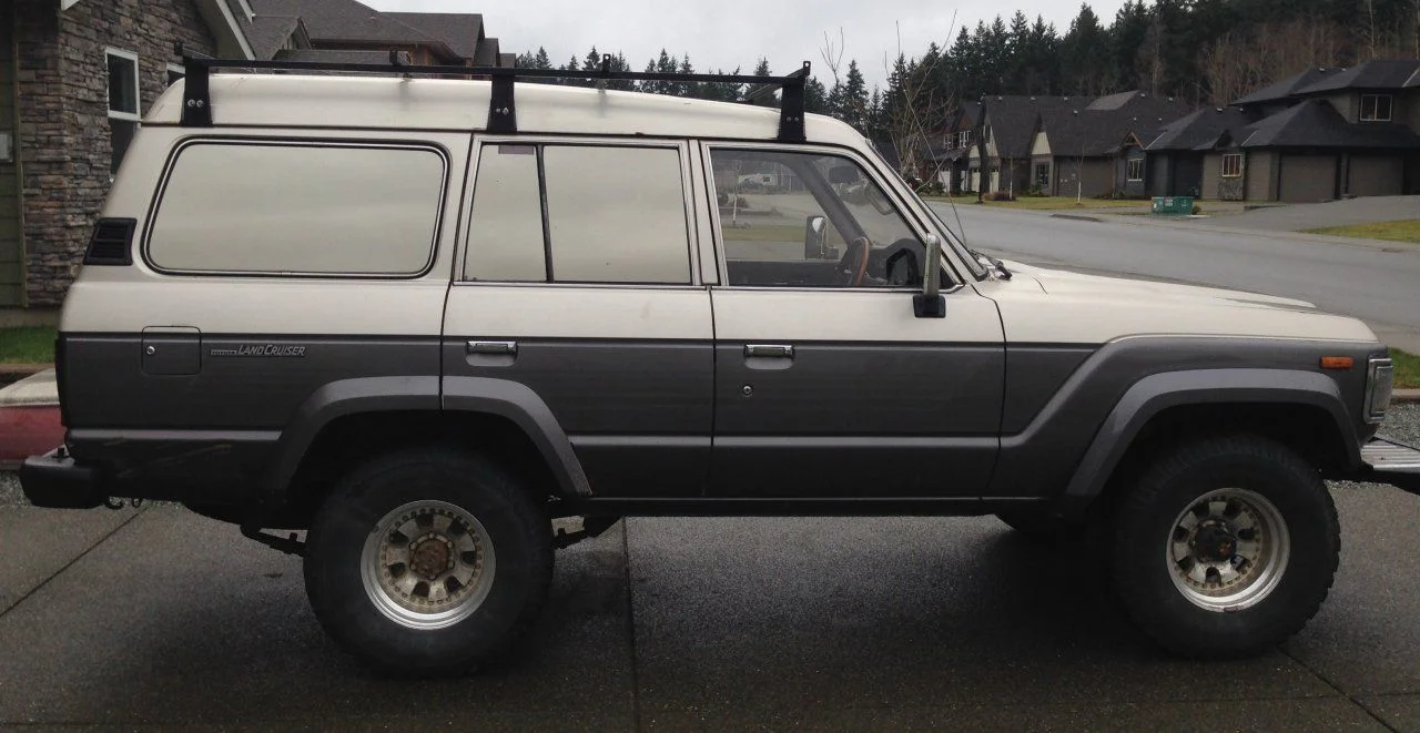 1988 HJ61 RHD with cable lockers in BC, Canada