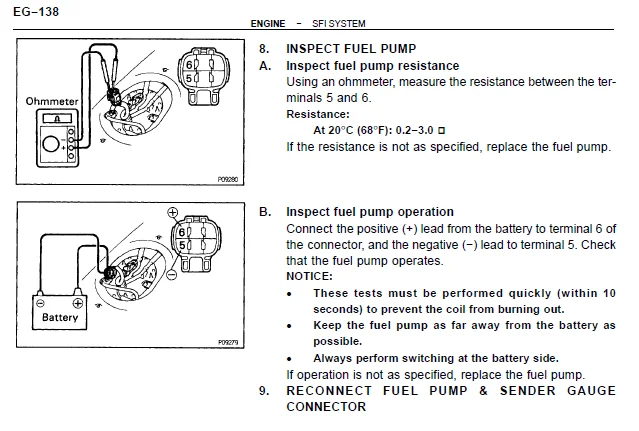 Fuel Pump Relay Continuity Specs Ih8mud Forum