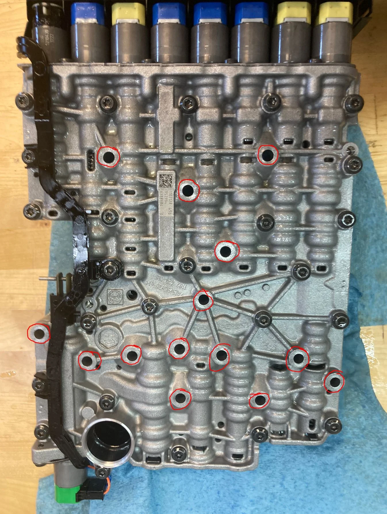 Valve Body Bolt Locations to Remove.JPG