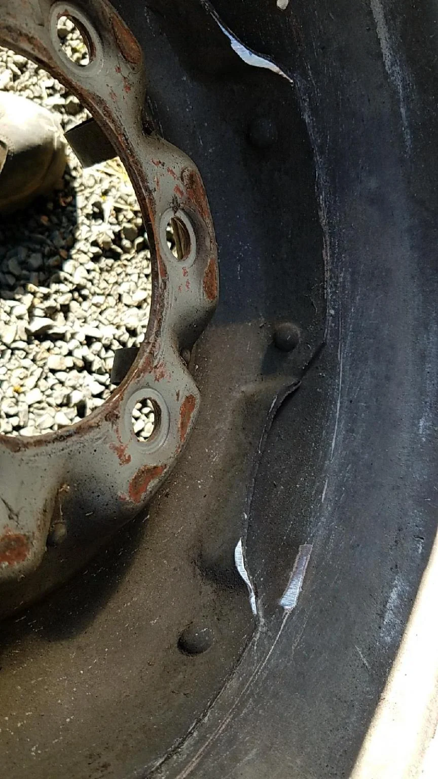Riveted wheels on disc brake axles, learned something important ...
