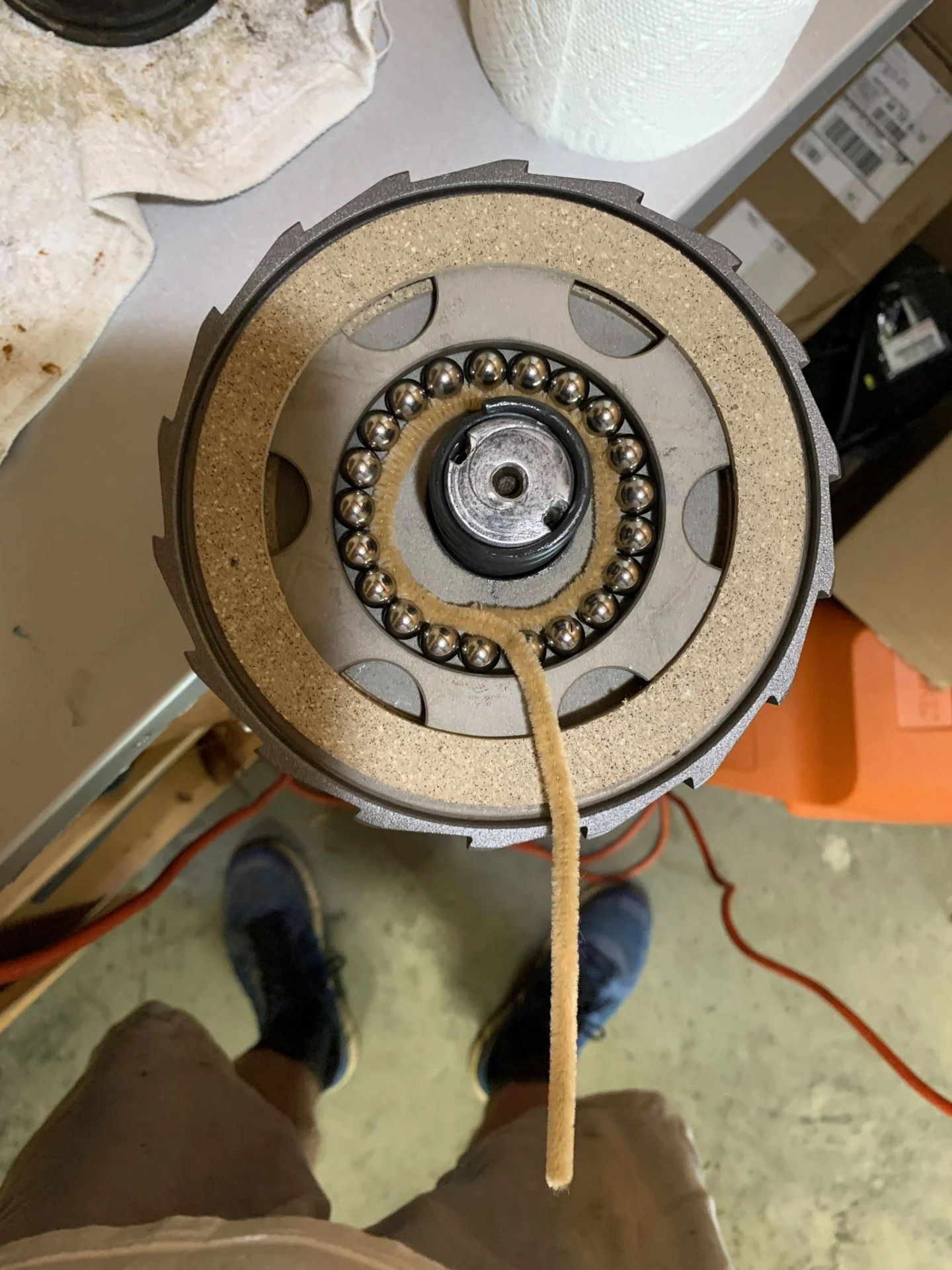 Winch Brake Assembly with pipe cleaner 6.webp