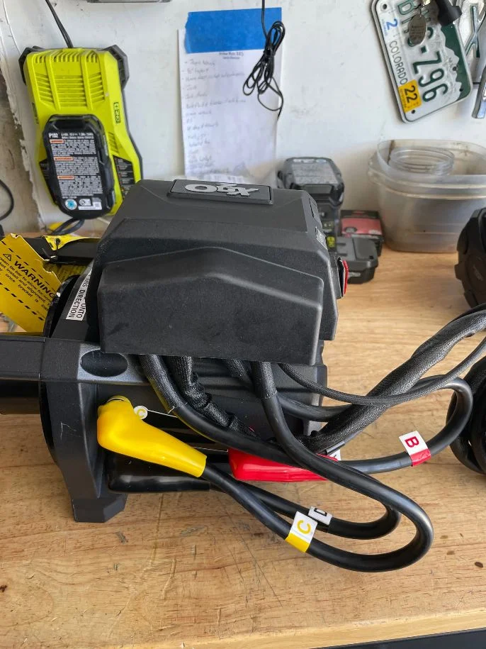 Winch wiring and control box mounted.webp