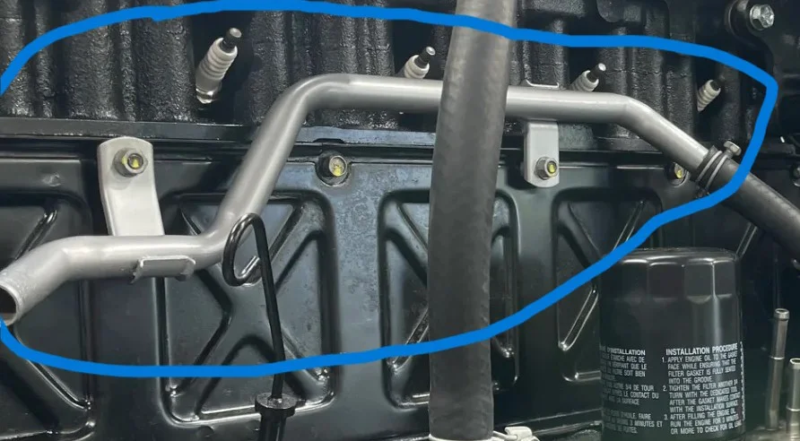 HARD COOLANT PIPE AT PASSENGER SIDE OF ENGINE.1.webp