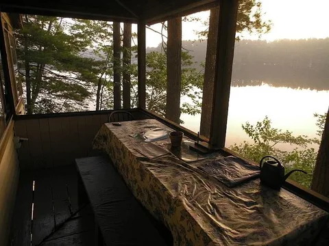 breakfast table at the camp.webp