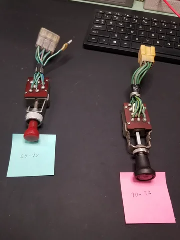 NC: FJ40 hazard switches 64-70 and 70-72