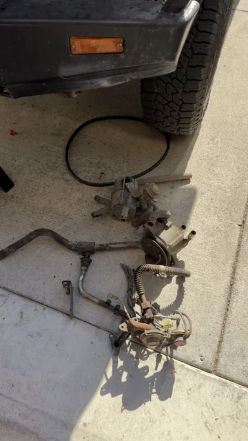 Complete CA smog equipment setup