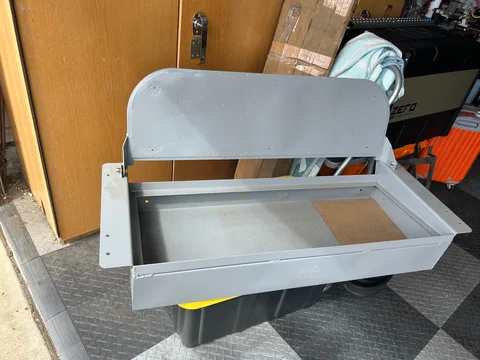 Con Ferr Rear Folding Bench Seat Frame w/ Storage