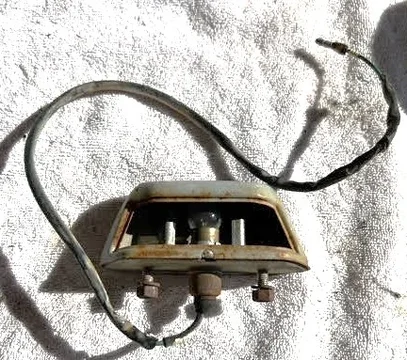 FJ40 Rear License Plate Lamp Assembly - San Diego