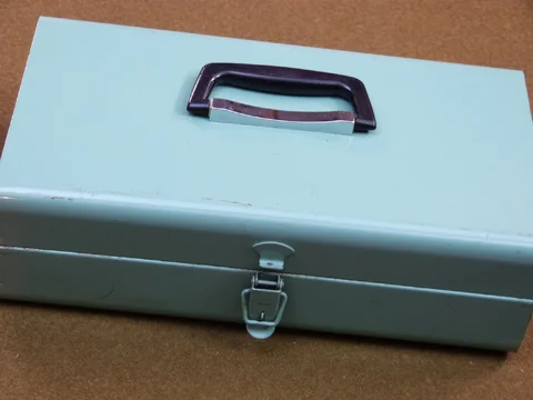 Vintage Toyota Mechanic Tool Box - box only, no tools