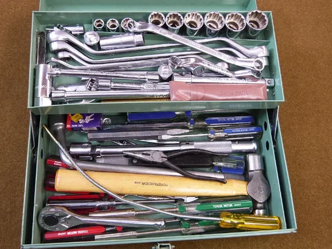 Toyota Mechanic Tool Kit - late-80s/early-90s tools