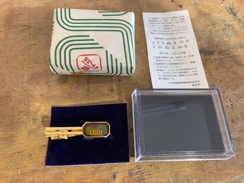 Vintage Toyota Castle Oil Tie Clip