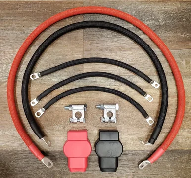 Heavy Duty Battery Cable Kits (FJ40, FJ55, FJ60/62, FZJ70/75, FJ80, FZJ80, UZJ100)