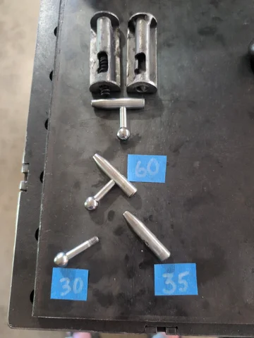 Fj40 Barn door pin and handle