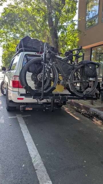 [SF Bay Area / Berkeley] The Whole Enchilada: Fully-Loaded RIGd Setup (RambleRack 2-Bike + RambleSwing Pro + UltraTable & Locking Rotopax)