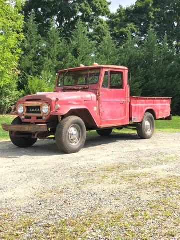 Red 65 FJ45 in New Jersey