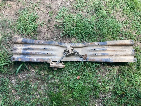 Spare tire crossmember, brackets and tire hoist (Qty 2 available)