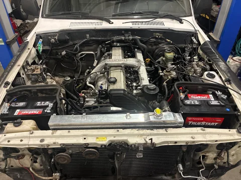 1HD-T engine running or not