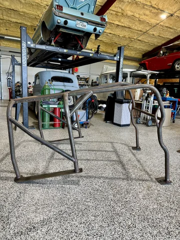 Metal Tech FJ40 Land Cruiser Pre-built Full Profile Roll Cage with Front Frame Ties