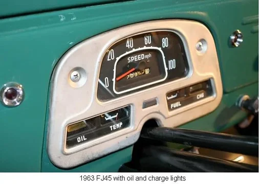 1963 FJ45 oil & charge lights.webp