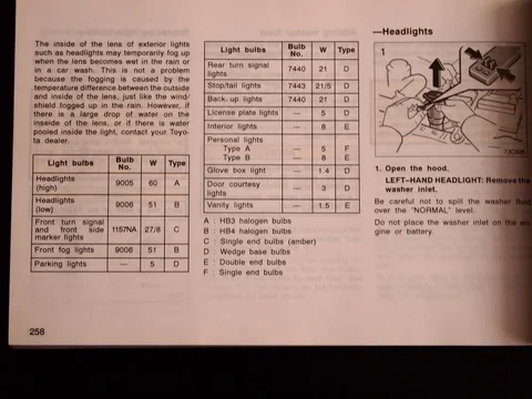 Headlights owners manual 2001 004.webp
