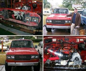 Scott's FJ62 5.3 Vortec install