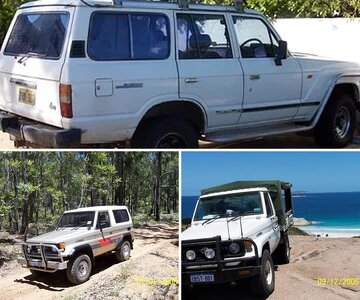 My HZJ75 and FJ73 with 1HZ diesel