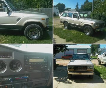 The old Fj60 and fj62